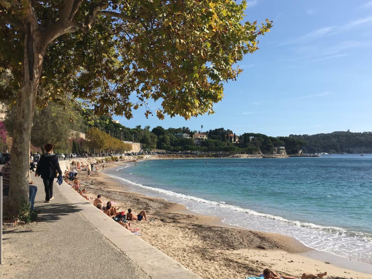 Nyrenoverad Laegenhet Med Havsutsikt Villefranche-sur-Mer Eksteriør bilde